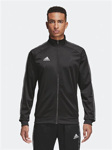 adidas trainingsjacke core 18 schwarz weiß|Adidas Core 18 Jacke Männer .